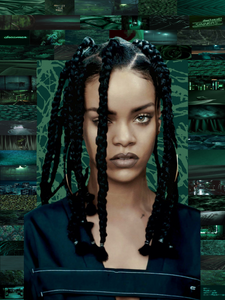 RIHANNA METAL PRINT